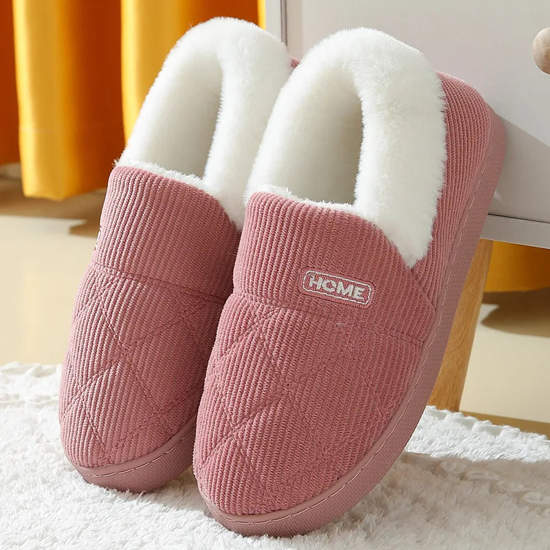 Chaussons d’Intérieur Chauds en Peluche