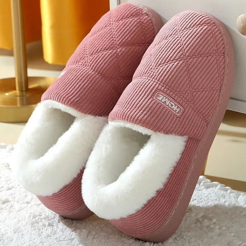 Chaussons d’Intérieur Chauds en Peluche