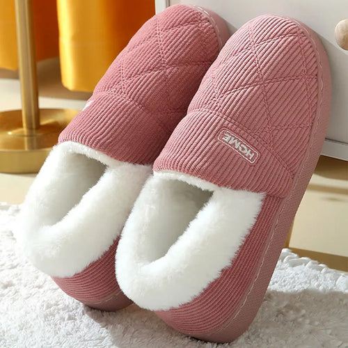 Chaussons d’Intérieur Chauds en Peluche