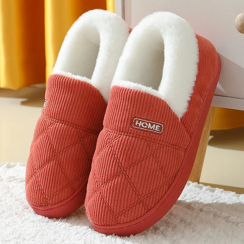 Chaussons d’Intérieur Chauds en Peluche