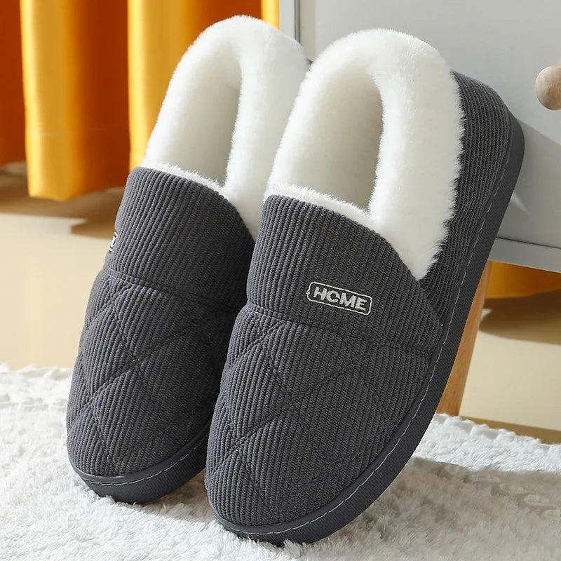 Chaussons d’Intérieur Chauds en Peluche
