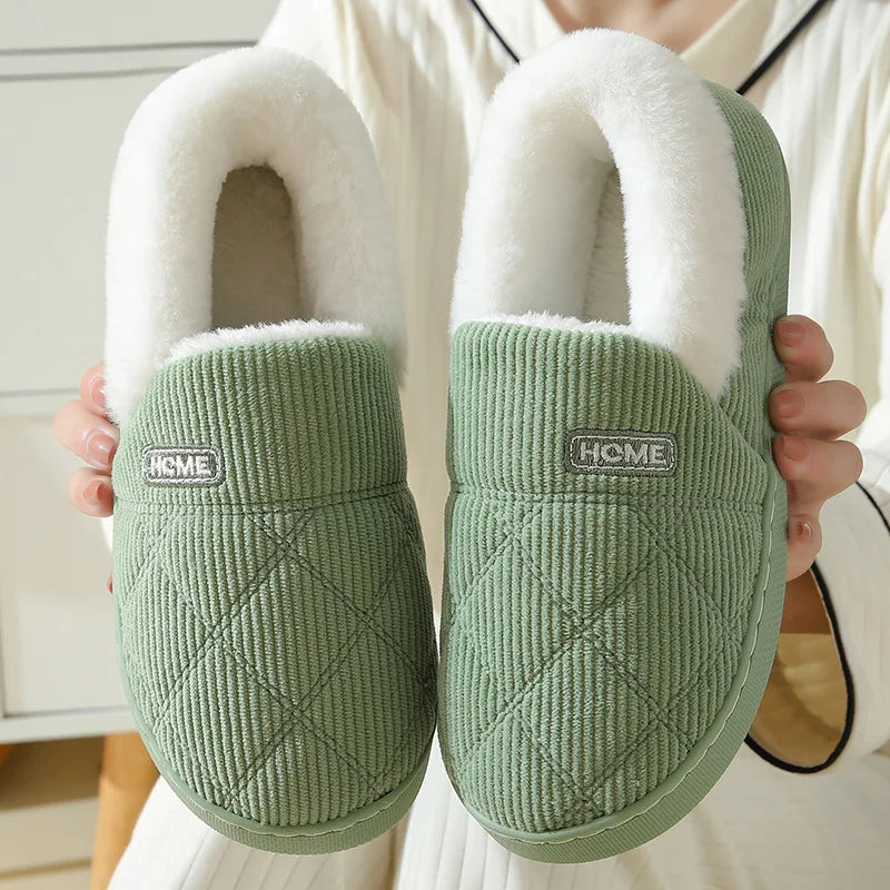 Chaussons d’Intérieur Chauds en Peluche
